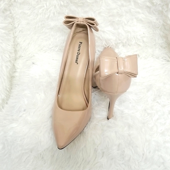 Pierre Dumas Beige Heels with Bow size 11 - Picture 8 of 10
